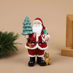 Nueva Estatua de Resina Navideña, Decoración de Poliresina, Adorno Creativo de Santa Claus - Product Image 4