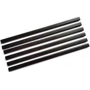 Op Maat Gemaakte Hoge Sterkte Pultruded Massief Koolstofvezel Vierkante Bar 1Mm 1.7Mm 2Mm 3Mm 3.5Mm