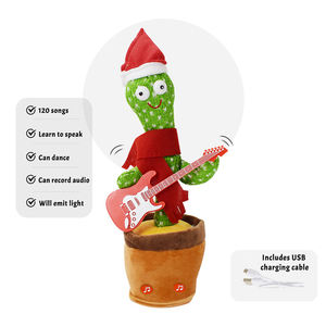 Hot bán mềm tương tác điện nói chuyện xương rồng Đồ chơi sang trọng cây xương rồng mà hát và nhảy múa đầy với PP bông - Product Image 1