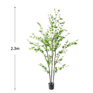 Grande paesaggio decorativo albero artificiale foglia di seta pianta artificiale giapponese Enkianthus Perulatus festa all'aperto - Product Image 6