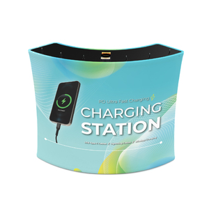 Table de recharge portable rétroéclairée pour téléphone portable pour les expositions, les événements musicaux, personnalisation gratuite, facile à <span class=keywords><strong>changer</strong></span> de tissu - Product Image 4