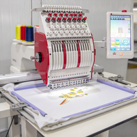 Machine à broder à tête unique avancée avec 15 aiguilles pour la création de casquettes personnalisées