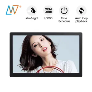 Screen Digital Signage 21.5 Inch Digital Signage Display Screen Wall Mount LCD Monitor USB Media Player For Advertising
