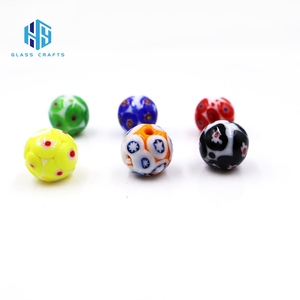 Venta en Línea de Cuentas de Vidrio Murano Hechas a Mano, Cuentas de Cristal Millifiori de Colores de 14mm/16mm/18mm/20mm - Product Image 2