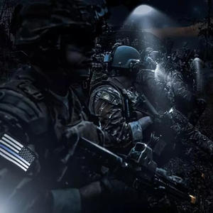 Parches Reflectantes Infrarrojos con la Bandera de Estados Unidos de 3.5*2 Pulgadas, Insignia Reflectante IR con Diseño de Gancho y Bucle - Product Image 4