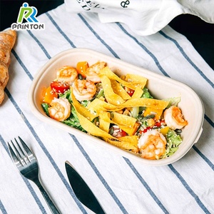 Phân Hủy Sinh Học Thực Phẩm Hộp Sinh Thái Thân Thiện Dùng Một Lần Ăn Trưa Hộp Cấp Thực Phẩm Container - Product Image 5