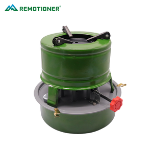 EDY Émailware Stove Kérosene 3-wick Campstove camping cooker Paraffine Noir