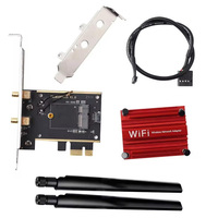 Carte réseau sans fil WiFi 7 PRO Pcie Tri-bande BE200NGW Carte Wifi7 2.4G/5G/6GHz pour ordinateur Win 10/11
