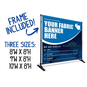 Custom <strong>Printed</strong> Portable Tension Fabric Background Tear-Resistant Stretch Fabric <strong>Backdrop</strong> for Mall Promotions - Product Image 2