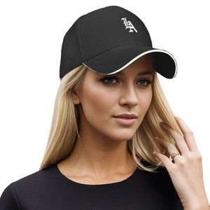Gorra de Béisbol de 6 Paneles con el Icónico Monograma 'LA' en Letra Inglesa Antigua, PVC, Diseño de Moda para las Cuatro Estaciones - Product Image 3