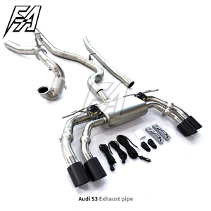 Cho <span class=keywords><strong>audi</strong></span> S3 2.0T 2015 2023 điều chỉnh hệ thống ống xả downpipe phần giữa đuôi phần catback ống xả điện tử muffler - Product Image 3