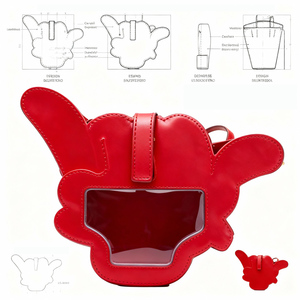 Bolsa Personalizada con Diseño de Anime, Insertos Personalizados, Bandolera, Mochila Tote, Fabricante de Bolsas Ita con Símbolo de Moneda Personalizado - Product Image 5