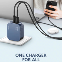 Cargador de Teléfono Portátil LDNIO Q6 de 45W GaN, Cargadores Universales para Teléfonos Celulares