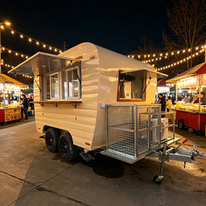 Unique Design Steam <b>Table</b> Food Truck Custom Dumpling Cook Catering Trailer - Product Image 3