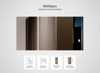 Éclairage LED personnalisé en profilé aluminium pour armoires, panneaux en bois, coins, garnitures, colonnes, revêtements – Écologique et dimmable YB3002PRO-25
