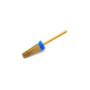 Foret à ongles en carbure M+XXF 5 en 1, revêtement en titane, pour droitier, tige 3/32, pour un retrait rapide de l'acrylique - Product Image 2