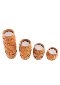 Jarrones de Dragón Tallados a Mano en Madera, Decoración Tradicional Redonda para el Hogar, Adorno de Mesa para Interiores, Pieza de Arte para Sala de Estar - Product Image 2