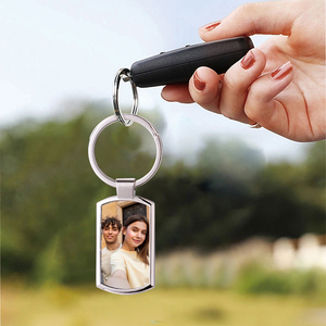 Chất lượng cao Keyring chủ thăng hoa Keychain thăng hoa trống Móc chìa khóa - Product Image 1