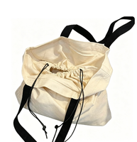 Sac fourre-tout en toile épaisse recyclée écologique avec logo personnalisé, sac de shopping durable de qualité supérieure pour les vêtements haut de gamme, marque de luxe