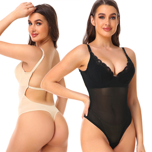 Cintura alta Presión abdominal Panel de encaje suave Línea de cuerpo tridimensional Cintura suave Body cómodo y transpirable - Product Image 6