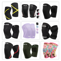 Genouillères en néoprène 7 mm pour la musculation, l'haltérophilie, les squats intensifs, soutien de compression professionnel SCR, hommes, femmes, gym, fitness