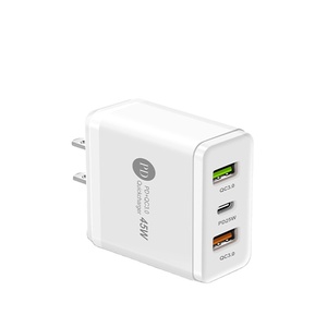 45W PD Cargador rápido PD + 2USB Multi-Puerto 5V4A UE EE. UU. Reino Unido Enchufe Adaptador de pared para iPhone Samsung Huawei Xiaomi - Product Image 1