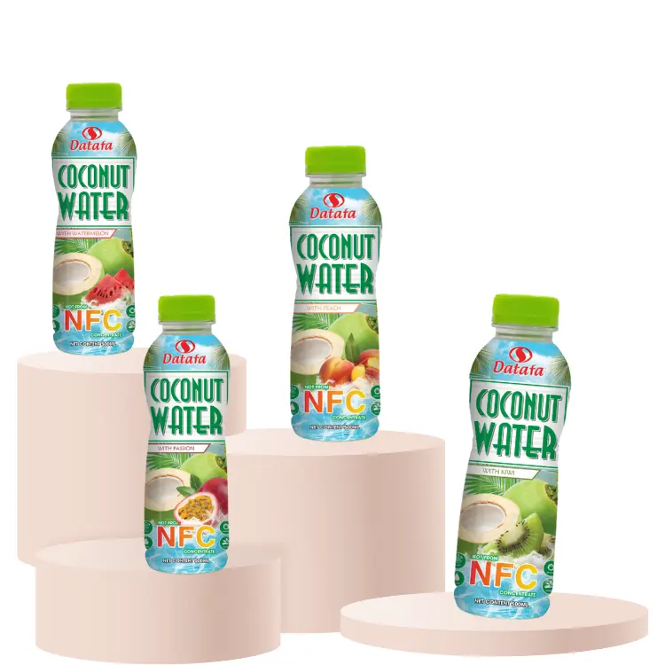 Bebida de coco Nfc Refrigerantes Suco personalizado pode logotipo personalizado sem açúcar fabricante vietnamita