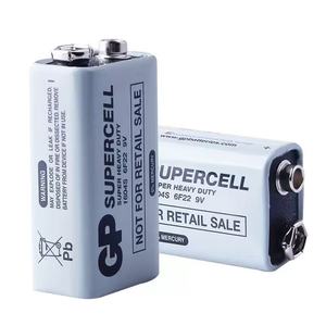 Pilas Primarias Alcalinas Secas de Carbono-Zinc <span class=keywords><strong>GP</strong></span> de <span class=keywords><strong>9V</strong></span> 6f22 1604S para Cámaras, Electrodomésticos, Electrónica de Consumo y Herramientas Eléctricas - Product Image 2