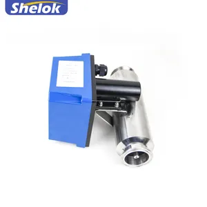 Shelok OEM customizável de alta temperatura a gás rotâmetro tubo de metal medidor de vazão de água hidrogênio álcool cloro CO2 medidor da China