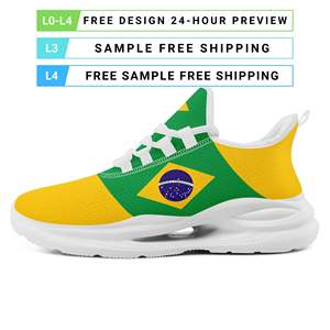 Chaussures de sport personnalisées en gros <span class=keywords><strong>avec</strong></span> nom d'équipe, série OEM ODM, impression à la demande, logo personnalisé, baskets respirantes FN079-26027049-2 - Product Image 3