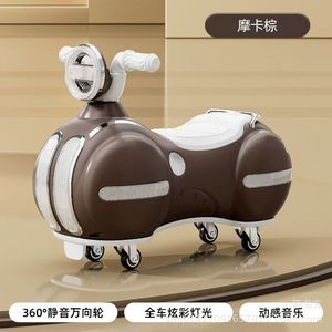 Childrens Scooter For 1-5 Years Old Kids With Lights And Music Swivel Wheels Red Color - Product Image 4