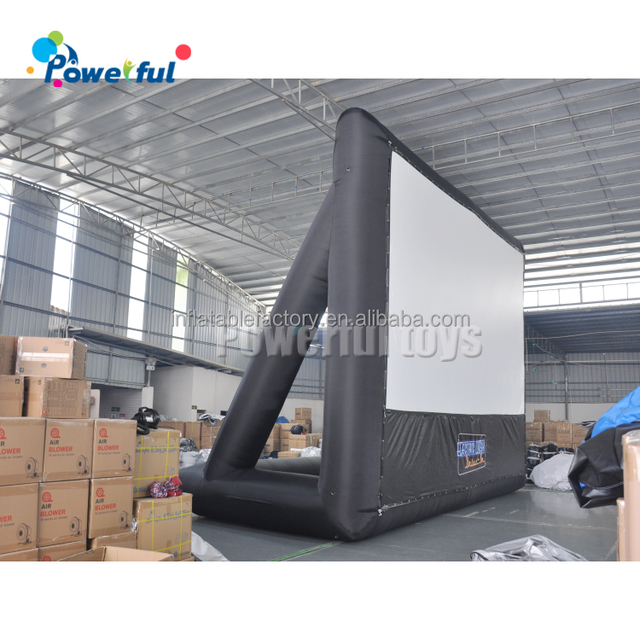 Professional Customization Outdoor Large Projector Screen Foldable Portable Inflatable Movie Screen