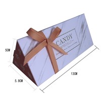 Boîte cadeau personnalisée pour bonbons pour mariage, fête d'anniversaire, boîte à friandises personnalisée avec impression de votre logo, matériau écologique