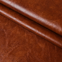 Crazy Horse Grain kulit sapi hasil akhir kulit, lilin kecokelatan sayuran gaya Retro tahan angin untuk kerajinan seni buatan tangan DIY