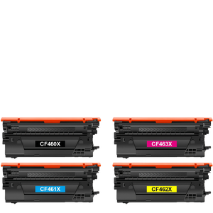 Cartuchos de Tóner de Repuesto para HP <span class=keywords><strong>656A</strong></span> 656X, Cartuchos de Tóner para Impresora Láser a Color Enterprise M652dn M653dhx, Paquete de 4 BKCMY - Product Image 2