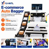 Machine d'emballage automatique de colis pour e-commerce, avec imprimante intégrée