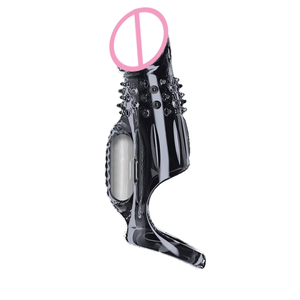3D Dreidimensionale Partikel umwickeln den Penis, stark vibrierendes G-Punkt-Kondom, dick und fest, für Männer - Product Image 1
