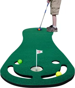 Set di tappetini verdi per interni/esterni per praticare il Golf per bambini che praticano il tappeto Putt