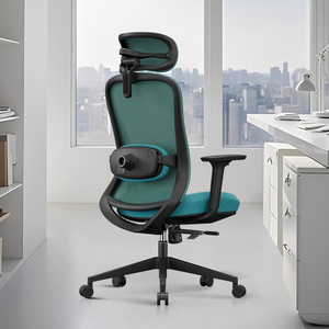Elektrischer Massagestuhl aus Stoff, Büro-Drehstuhl, Verstellbar, Ergonomisch, Komfortabler Netz-Massagestuhl, Tischset mit Individuellem Logo - Product Image 4