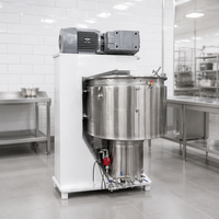 Machine de raffinage du cacao électrique Auris - Ligne de production de chocolat liquide alimentée par prise avec fonctions de broyage et de tempérage