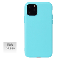 Six couleurs pour iPhone 11 Pro Max 2019, coque en TPU souple mat, coque de téléphone portable en gel pour iPhone 11 8 7 6 Plus, TPU02