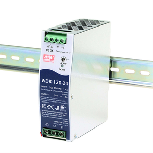 WDR-120-24 120W 24V 5A แหล่งจ่ายไฟราง DIN 180~550VAC อินพุตสองเฟส ระบบสวิตชิ่ง AC-DC สำหรับอุตสาหกรรม - Product Image 4