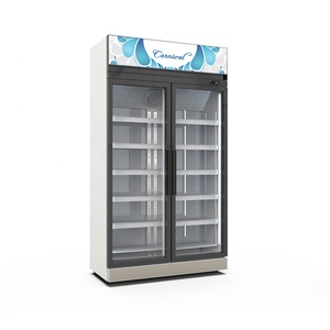 Pantalla <span class=keywords><strong>vertical</strong></span> de <span class=keywords><strong>congelador</strong></span> <span class=keywords><strong>vertical</strong></span>, puerta de vidrio comercial, multicubiertas, escaparate de <span class=keywords><strong>congelador</strong></span> - Product Image 2