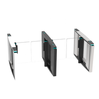 Torniquete de Acceso Rápido, Control de Acceso de Acero Inoxidable, Puerta Automática Bidireccional para Espacios de Coworking, Galerías de Arte, Centros Culturales