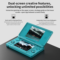 Consola de Juegos Retro ANBERNIC RG DS, Android 14 RK3568, Pantalla IPS Dual de 4 Pulgadas, Batería de 4000 mAh, Altavoces Estéreo, Reproductor Portátil