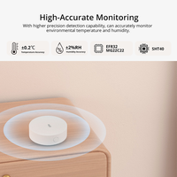 SNZB-02P Zigbee 3.0 Sensor Suhu dan Kelembapan Monitor Akurasi Tinggi Rumah Pintar Melalui EWeLink Alexa Google RoHS/FCC/CE A504