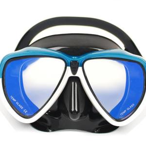 Máscara de Snorkel para Adultos <span class=keywords><strong>Go</strong></span>-pro con Lentes Templados Anti-vaho, Equipo de Buceo para Miopía, para Natación y Buceo - Product Image 2