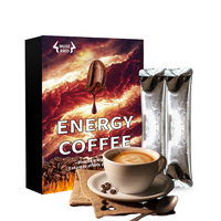 Polvo Instantáneo de Ginseng y Maca para Energía Masculina, Café Energético para Hombres