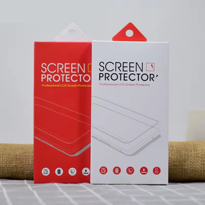 Caja personalizada para protector de pantalla con logo, caja de embalaje para funda de teléfono, embalaje de vidrio templado brillante con UV personalizado - Product Image 2