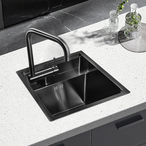 Hot Selling Hidden Kitchen Sink Bowl <strong>Bar</strong> Stainless Steel Balcony Black NANO Sink <strong>Bar</strong> Sink With Clean Water <strong>Tap</strong> - Product Image 2